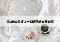 区块链公司转让一览[区块链交易公司]