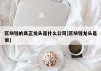 区块链的真正龙头是什么公司[区块链龙头是谁]